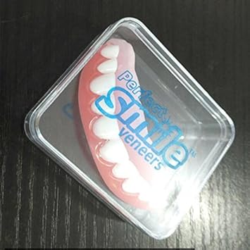 Zantec Prothese, Silikon Lächeln Furnier Simulations Klammern Flex Gebiss Paste