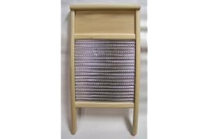 Plain Family Size Stainless Steel Spiral Washboard by Columbus Washboard Co.
