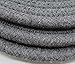 Kitchen Potholders Set Trivets Set Pure Cotton Thread Weave Hot Pot Holders Set Hot Pads Hot Mats, Round Stylish Coasters, Diameter 7 Inches, Set of 3 (Dark Grey, 7