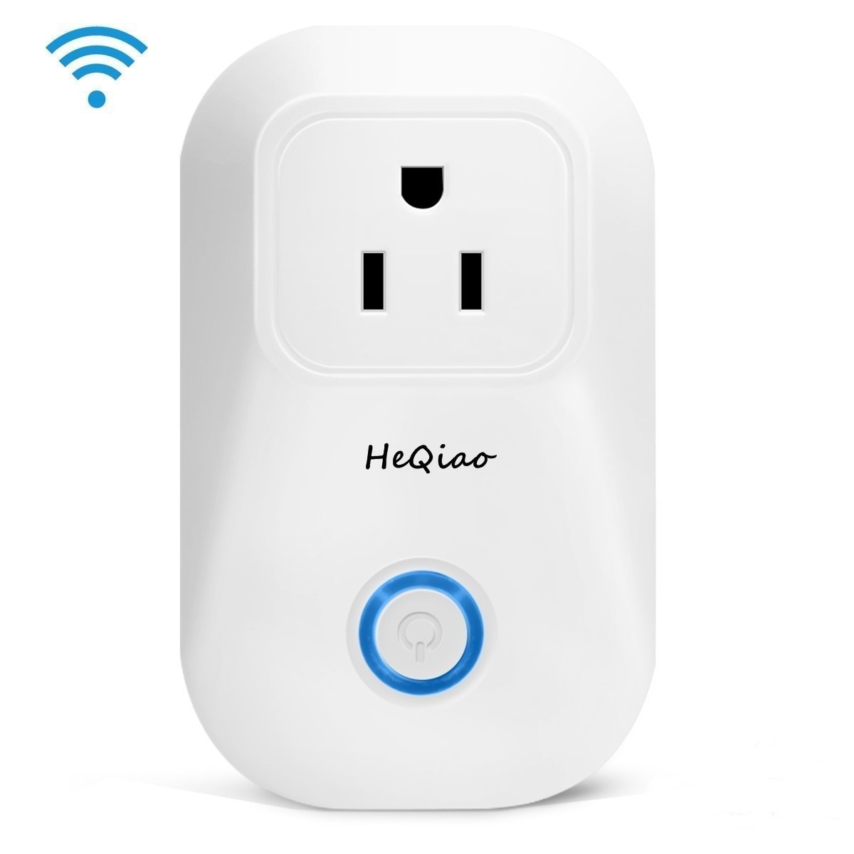 HeQiao Mini Smart Socket, WiFi Smart Plug, Intelligent WiFi Plug, Smart Home WiFi Switch Plug Wireless Remote Control Home Electronics for iPhone Android