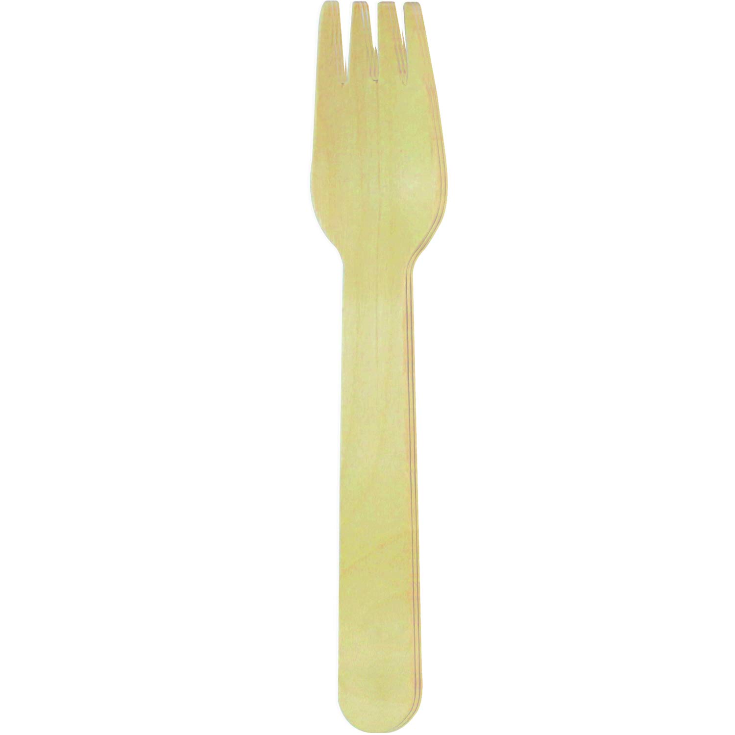 Procos Partyware 10068717 Forks, Light Wood