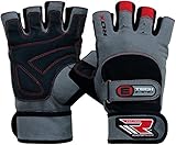 RDX Gym Weight Lifting Gloves Workout Fitness Bodybuilding Crossfit Breathable Powerlifting Wrist Support Training Exercise