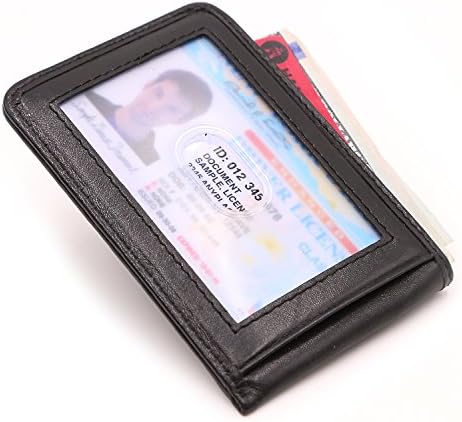 Minimalist Slim Wallet Carbon Fiber RFID Blocking Front Pocket Wallet Credit Card Holder (Carbon Fiber)