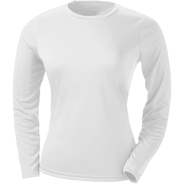 Epic Cooling Performance Long Sleeve Crew T-Shirts For Adults, 18...