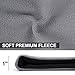 Miracu Heavyweight Balaclava Windproof Ski Face Mask, Women and Men Soft Fleece Winter Hat/Hood for Outdoor Sports, One-Size, Gray & Black