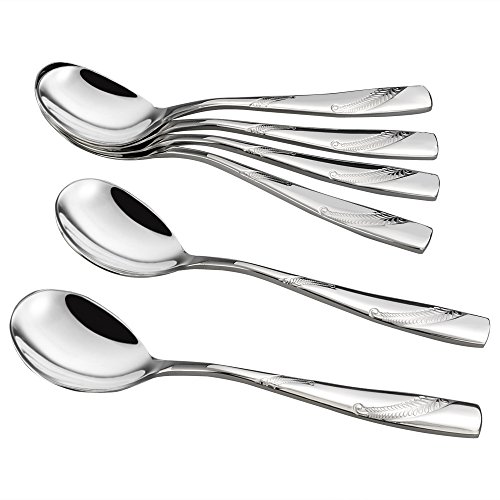 Nicesh Stainless Steel Buffet Serving Spoon, Set of 6 - Thumbnail 7