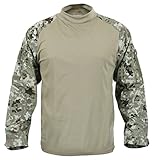 Rothco Military Combat Shirt, Total Terrain Camo, XX-Large