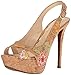 Jessica Simpson Women's Willey Heeled Sandal, Natural Multi, 8 Medium US