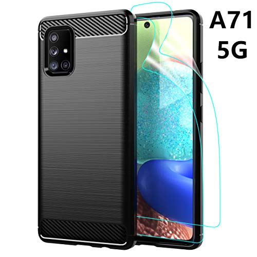 5g Case A71 Screen Protector Amazon Shockproof TPU Case With 2Pcs