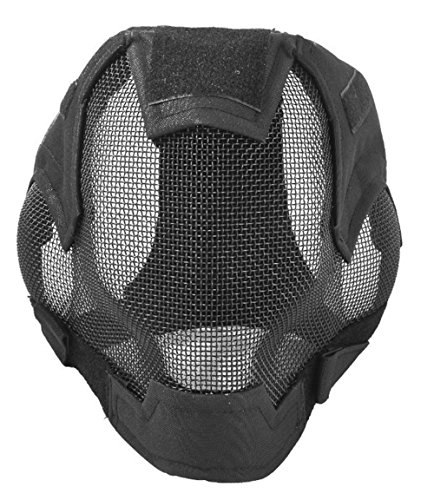 Airsoft Steel Mesh Mask, Full Face Protective Mask for Tactical Game /Military Paintball Game/Cosplay/Fencing by TuoP - Thumbnail 5