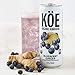 Koe Kombucha Cans, Blueberry Ginger | Organic Sparkling Fruit Drinks With Live Probiotics and Vitamin C | 12 oz Pack of 12