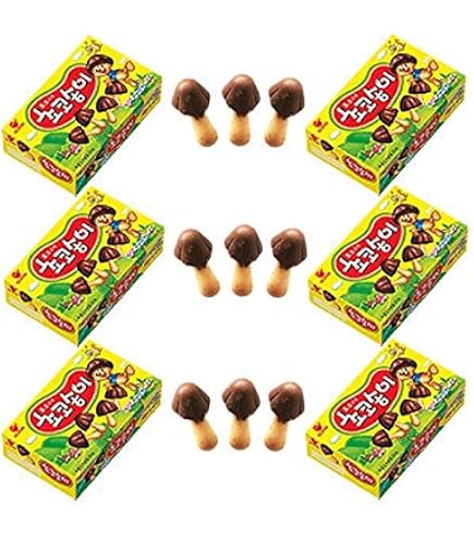 Amazon.com: Japanese Chocolate Mushrooms Kinoko No Yama 2.61oz(74g