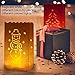 Aneco 20 Pieces White Paper Luminary Bags Flame Resistant Lantern Candle Bags 4 Designs with Tree, Stars, Snowman for Christmas, Weddings, Birthday Party Decoration