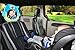 Alphabetz Owl Baby Backseat Car Mirror Crash Tested-Shatterproof Free Baby-On-Board Sign, Blue, One Size