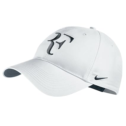 Buy Mens Nike Roger Federer Rf Hybrid Adjustable Hat White Black Flint Grey 371202 106 Online At Low Prices In India Amazon In