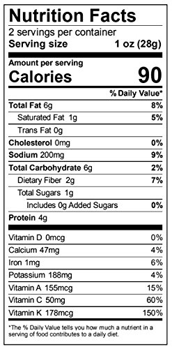 Brad's Plant Based Organic Crunchy Kale, Naked, 3 Count