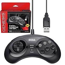 Retro-Bit Official Sega Genesis USB Controller