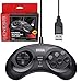 Retro-Bit Official Sega Genesis USB Controller 8-Button Arcade Pad for Sega Genesis Mini, Nintendo Switch, PC, Mac, Steam, RetroPie, Raspberry Pi - USB Port - Black primary