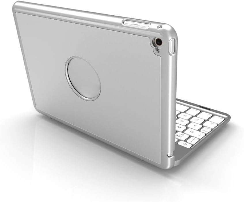 Kaiki Aluminium 7 Color Backlight Bluetooth Keyboard Smart Portfolio Case for iPad Mini 4