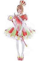 XCOSER Sakura Costume Sweet Dress Outfit Costume for Cosplay Halloween