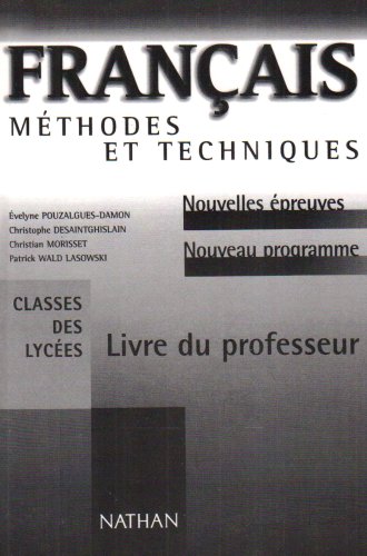 Français, méthodes et techniques