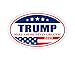 4 Pack *Oval Car Magnet* Pro Donald Trump 2020 Make America Great Variety Pack