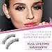 Magnetic Eyelashes - Reusable Magnetic False Lashes - Improved Version (Triple-Magnet, Extra-Long) - Natural Color
