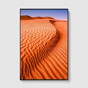 Framed Canvas Home Artwork Decoration Desert Canvas Wall Art for Living Room, Bedroom - 16x24 inches