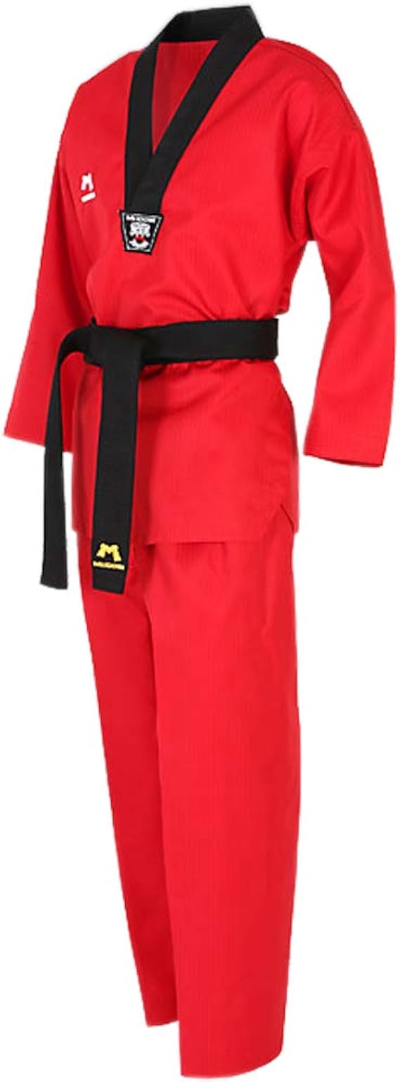 Mudoin RED Color Taekwondo Uniform WTF Poom TKD Martial