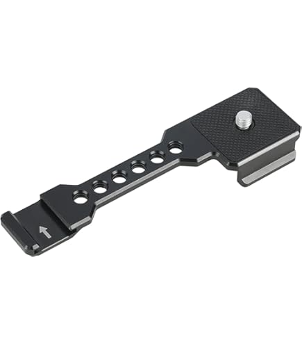 Haoge Cold Shoe Extension Bar Hot Shoe Mount Adapter For Camera Cage Cheese Plate Fit Remote Control Micorphone Flash LED Light - View #5