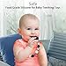 Baby Teething Toys, Soft and Highly Recommended by Moms, Highly Effective Pain Relief Cookie Teether Chew Beaded with Pacifier Clip, Natural Organic Freezer, BPA & Phthalates Free, FDA Compliant