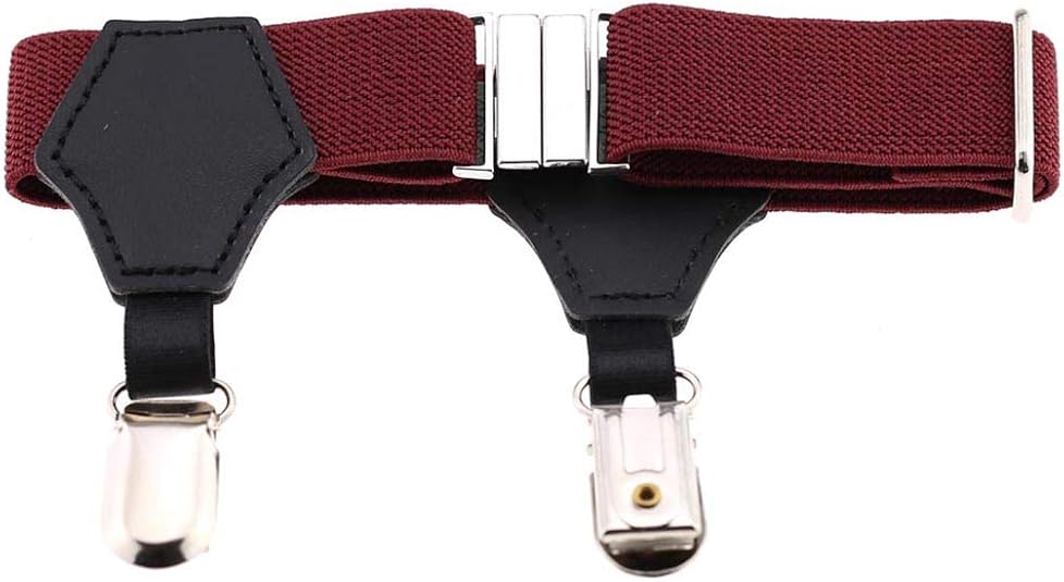 STAY GENT Bretelles Chaussettes Homme - Jarretières Réglables Avec Clips Antidérapants - Pour Tenue Business, Mariage