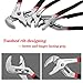 Meterk 3 Pcs Adjustable Plumbing Pliers Set, Tongue and Groove Pliers, 8 Inch, 10 Inch and 12 Inch Water Pump Pliers, Anti-slip Rubber Handle, Quick and Easy to Adjust MKGP01
