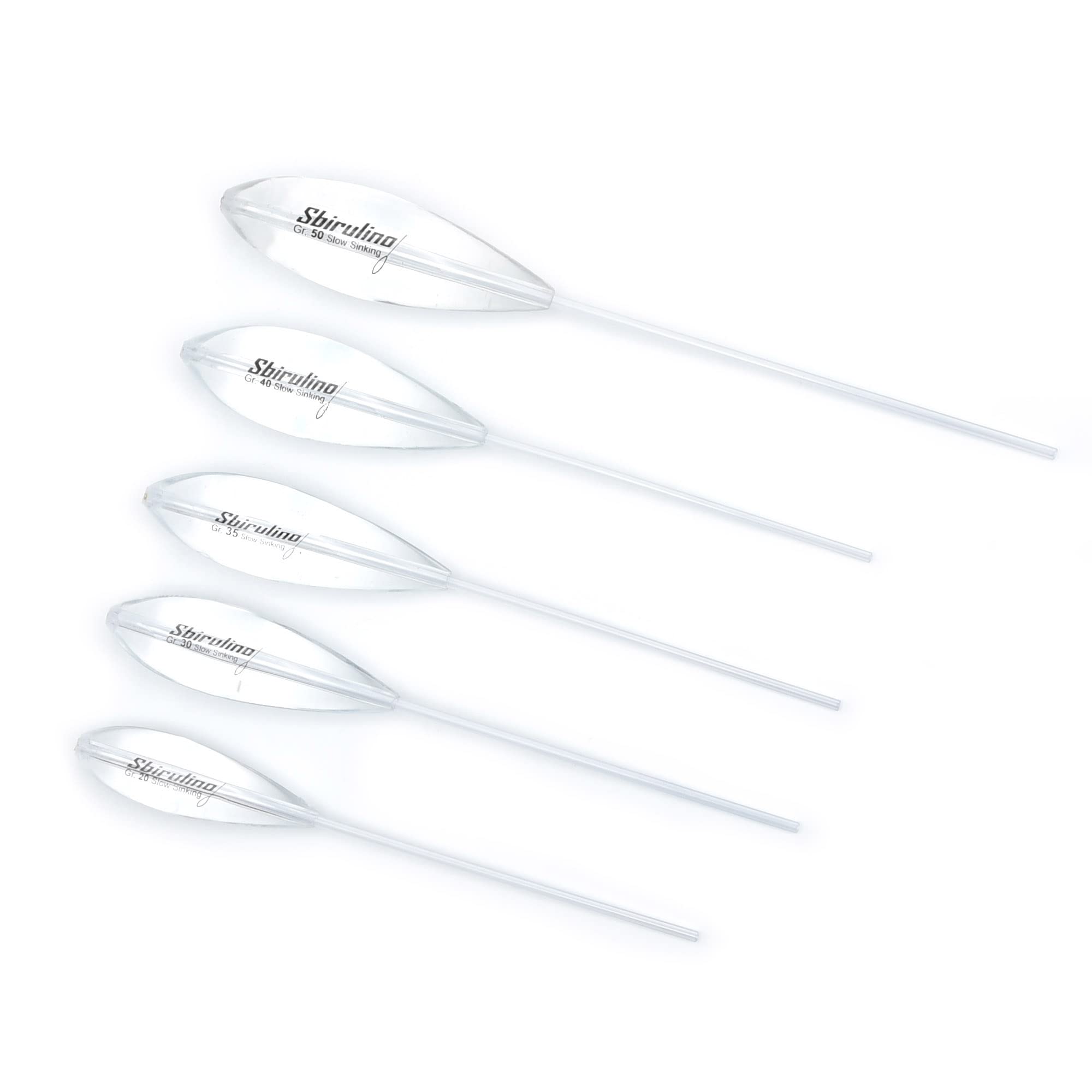 Sbirulino® Fishing Bombards Kit (Set of 25-30-35-40-50 g)