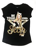 JoJo Siwa Be Your Own Star Black and Gold Fashion T-Shirt (XL 14/16)