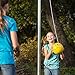 MAWELRATE Soft Tetherball Ball and Rope Set – Perfect Outdoor Game for Kids and Dogs - Replaceable Rope - Portable Fun for The Park, Backyard – Attach Teather Ball to Any Pole or Tree with Clip - 1pc