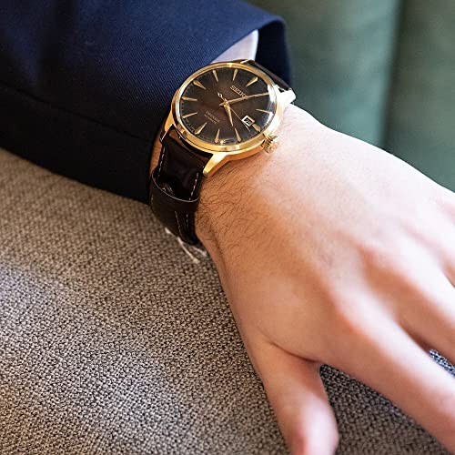 SEIKO PRESAGE Limited Edition"Old Fashioned" Cocktail Gold Case Brown