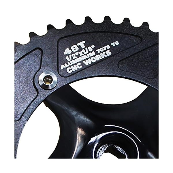 €59.19 CYSKY Guarnitura Single Speed 48T 170mm Pedivelle 130 Guarnitura  Fixie BCD per Bici a Una velocità, Bicicletta a Ingranaggi fissi, Bici da  Pista (Cono Quadrato, Nero) - bikewebshop.it