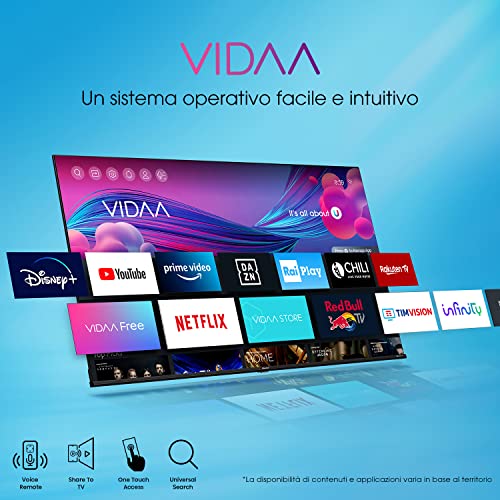43E78HQ QLED-TV 109cm Mittelfuß - 109 cm - DVB-S 109,2 cm (43") 4K Ultra HD Smart TV WiFi Noir, Sistema operativo VIDAA
