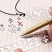 JoyTong Metal Bookmarks Ruler Set for Kids Women Girls Drawing - Book Marker Stencils Drafting Supplies