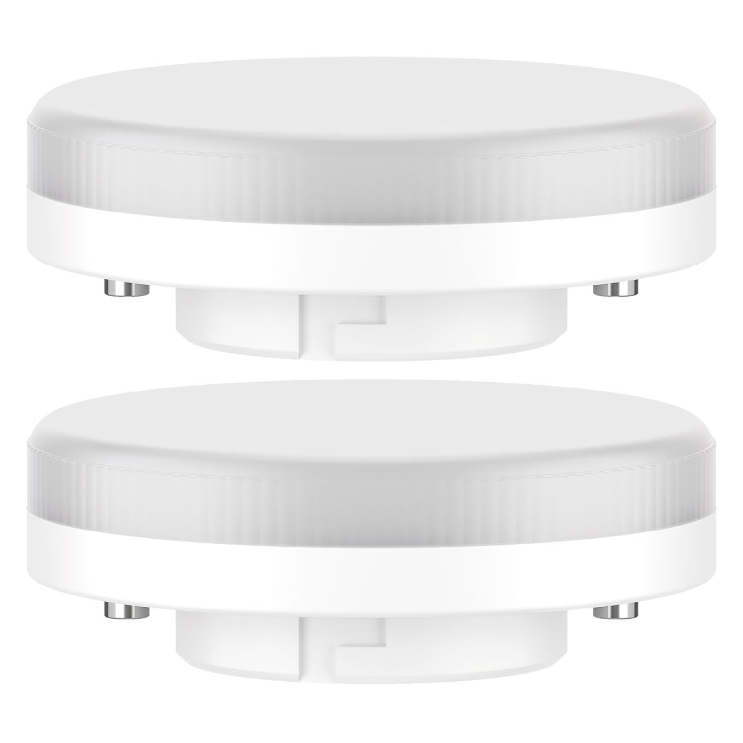 ledscom.de 2 Pieces GX53 LED Bulb, White (4000 K), 4 W, 420lm, 96°, matt