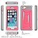 SUPCASE Unicorn Beetle PRO Series Bumper Resistant Rugged Hybrid Protective Cover with Built-in Screen Protector and Belt Clip Holster for iPhone 5/5s - Pink/Gray