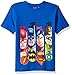DC Comics Boys' Little Justice League T-Shirt, Blue, 7