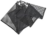 4 Black ZipClikGo Attachable Mesh Organizer Bags, No Fumbling, Guessing What's Where! Multi-Purpose Storage Zip Pouches in 4 Sizes, Simple to Pack, Easy to Access & Best Bag Companions!
