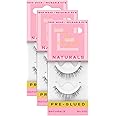 Eylure Pre-Glued False Eyelashes, Naturals No. 031 (Pack of 3)