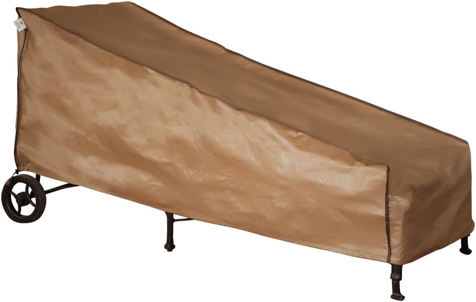 Abba Patio Outdoor/Pool Chaise Lounge Cover, Water Resistant, 84''L x 34''W x 34''H : Garden & Outdoor