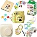 Fujifilm Instax Mini 8 Film Camera (Yellow) + Instax Mini Film (20 Shots) + Protective Camera Case + Selfie Lens + Filters + Frames Photix Decorative Design Kit