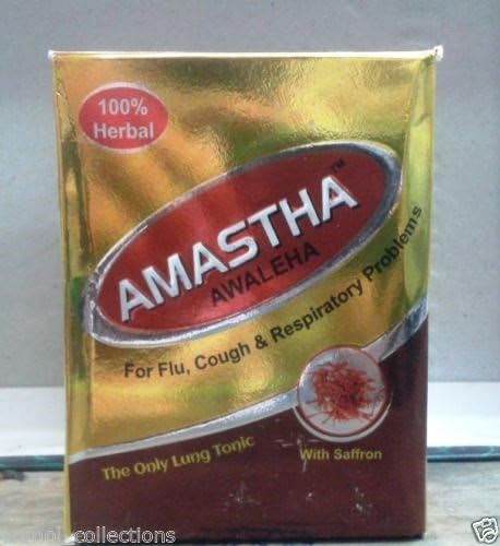 AMASTHA AWALEHA 250g for FLU, Cough and Other Respiratory Problems(with SAFFRON)