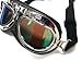 Oumers TMS WWII Raf Vintage Goggles, Aviator Pilot Style Motorcycle Cruiser Scooter Goggle, Bike Racer Touring Half Helmet Goggles, Cool MTB Bicycle Summer Winter Snowboard Windproof glasses colorful