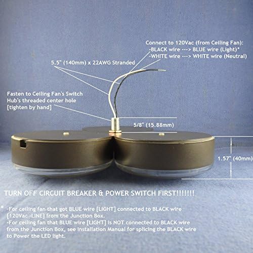 Trefoil Led Light Trefoil Shape For Bronze Ceiling Fan Ceiling